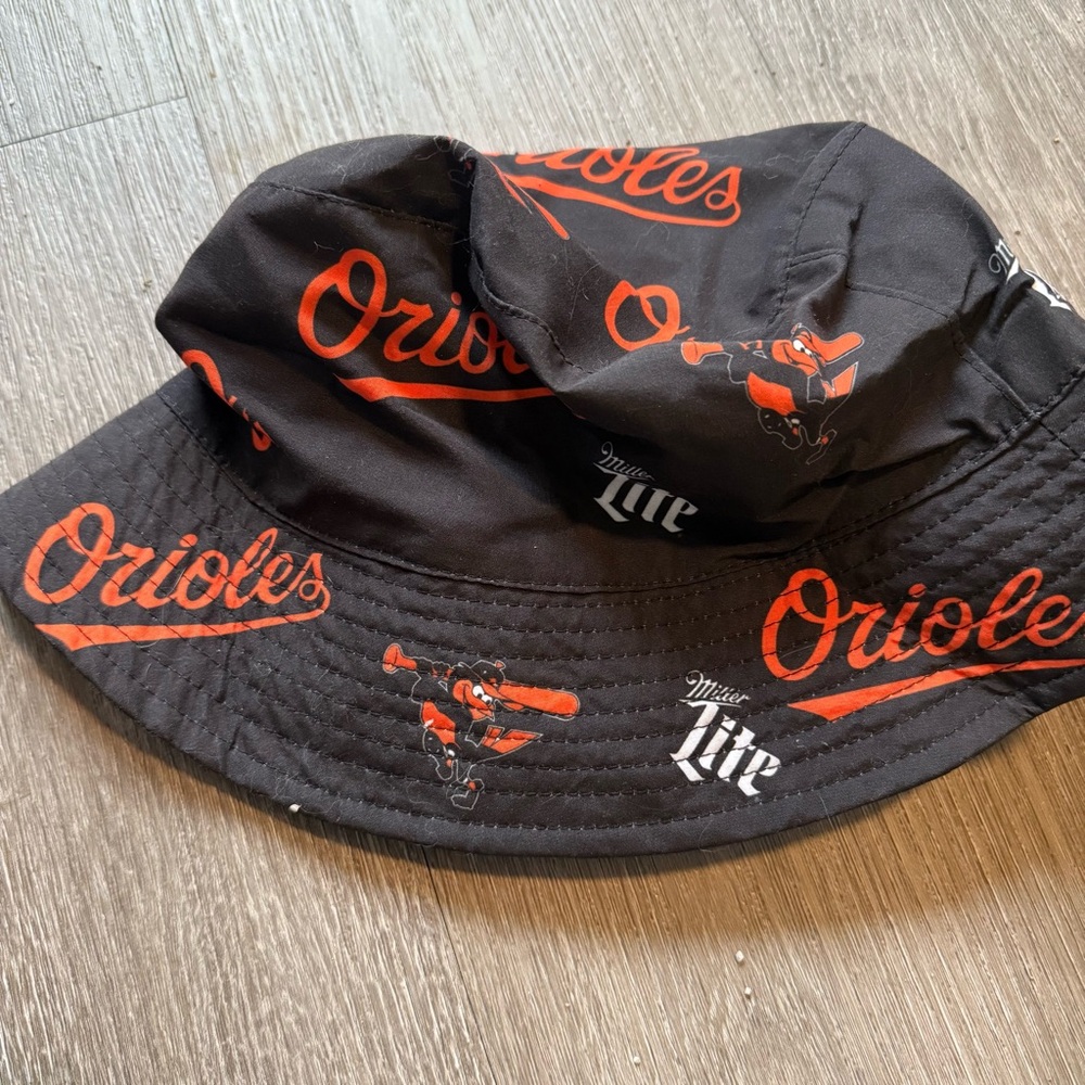 Orioles Black and Orange Bucket Hat